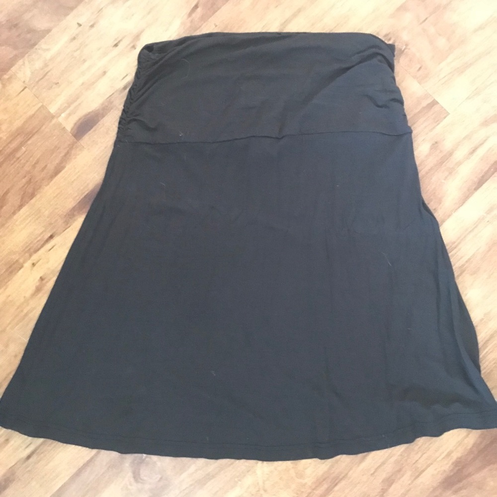 Black cotton skirt